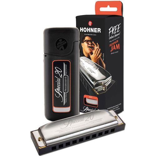 Hohner Progressive Series Special 20 Harmonica in the Key of Gb