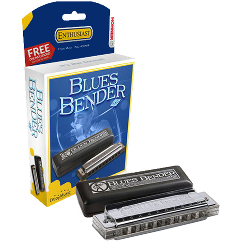 Hohner Enthusiast Series Blues Bender Harmonica in the Key of A