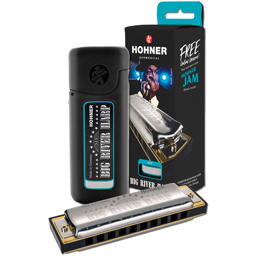 Hohner MS Series Big River Harmonica in the Key of F