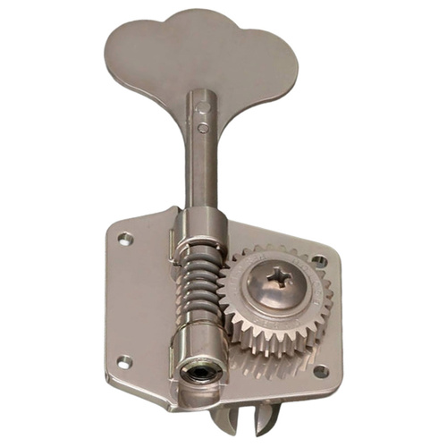 Gotoh GB640 RES-O-LITE Series Bass Guitar Tuning Machines in Nickel Finish (4-inline)