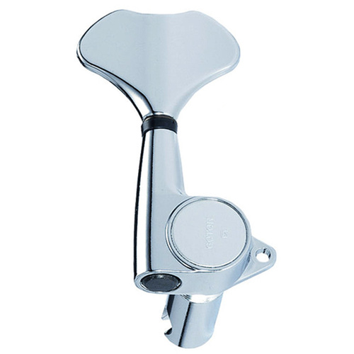 Gotoh GB707 Series Electric Bass Guitar Tuning Machines in Chrome Finish (2+2)