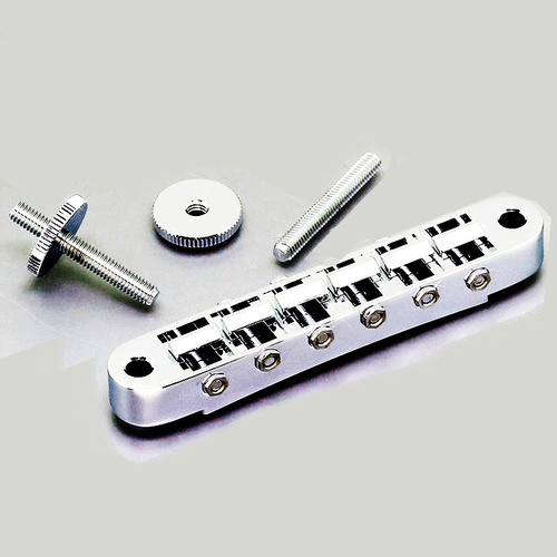 Gotoh GE103B Tune-O-Matic Electric Guitar Bridge (Nashville) in Chrome Finish