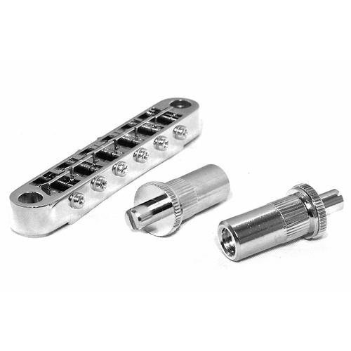 Gotoh GE103BT Tune-O-Matic Electric Guitar Bridge (Nashville) in Chrome Finish