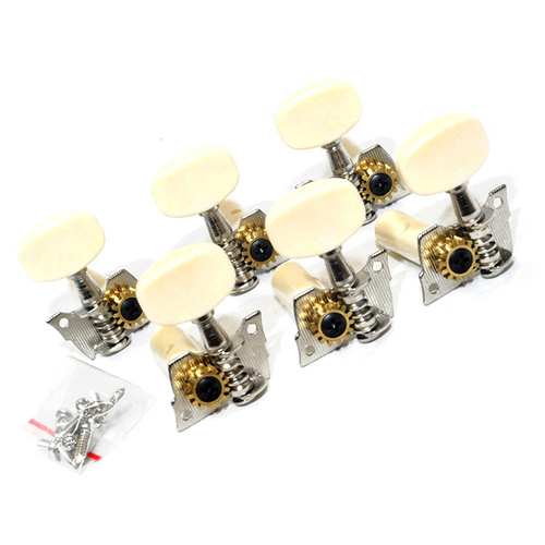 GT LA Series Classical Guitar Tuning Machines in Nickel Finish (3+3)