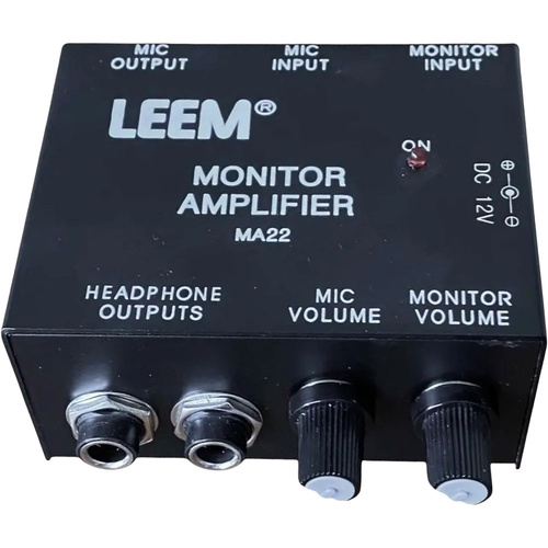 Leem MA22 Dual Headphone Monitor Amplifier