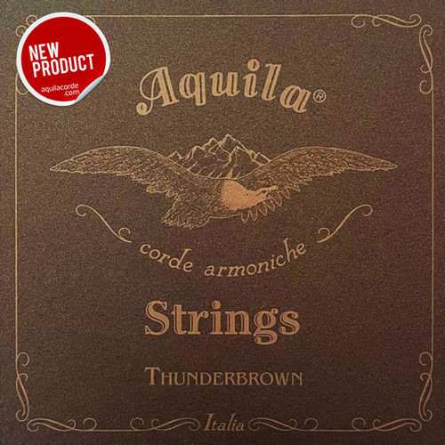 Aquila ThunderBrown 4String Bass Uke String Set (23 26" Scale)