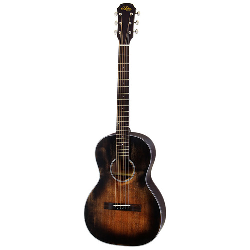 Aria Delta Players Series Parlour Acoustic Guitar in Muddy Brown Finish
