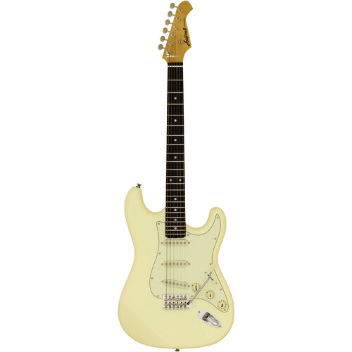 Aria STG-62 Modern Classics Series Electric Guitar in Vintage White