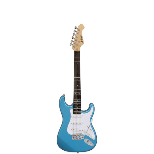 Aria STG-MINI Series 3/4 Size Electric Guitar in Metallic Blue