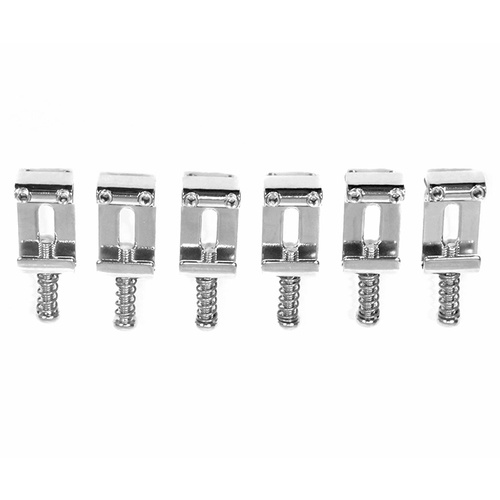 Gotoh S101 Series Bent-steel 11.3mm Electric Guitar Saddles in a Nickel finish (Set of 6)