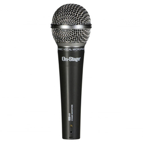 Audio Spectrum AS420V2 Dynamic Handheld Microphone with XLR-QTR Cable