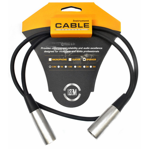 Leem 3ft Speaker Cable (XLR Male - XLR Male)