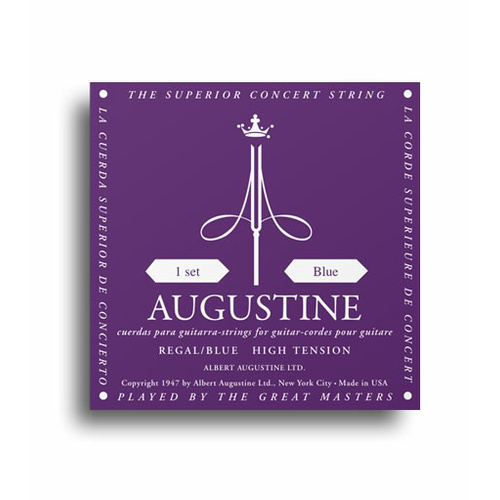Augustine Regal Blue Strings - Extra High Tension Trebles / High Tension Basses