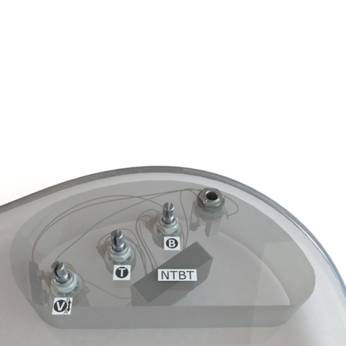 Bartolini HR-2.3AP/918 Pre-Wired Harness with 2-Band EQ and 3-Pots