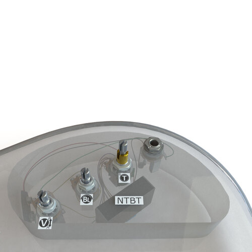 Bartolini HR-3.3AP/918 Pre-Wired Harness with 2-Band EQ and 3-Pots