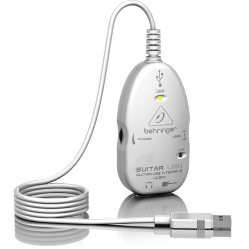 Behringer Guitar Link UCG102 USB Interface for use with PC/Mac or iOS Device