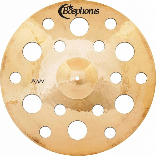 Bosphorus Gold Raw Series 18" Holed Crash Cymbal with 18 Holes