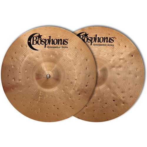 Bosphorus Syncopation Series Fully Lathed 13" Hi Hats