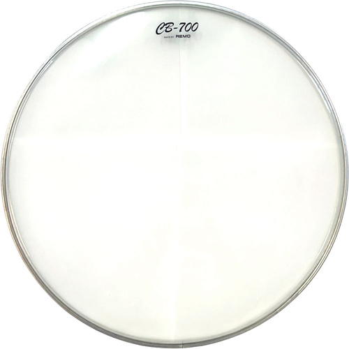 CB-700 Ambassador Clear Batter Bass Drum Head - (18")