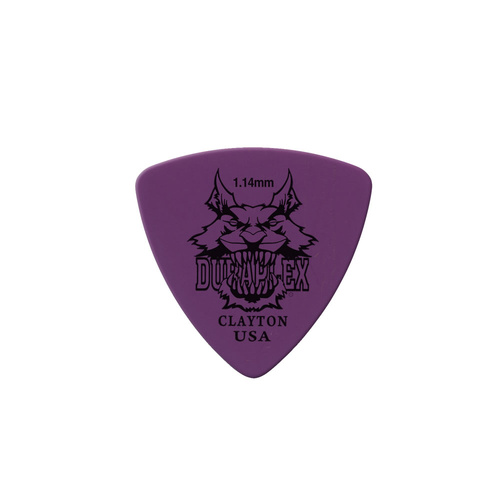 Clayton Duraplex Rounded Triangle Guitar Picks (1.14mm) - 12pk