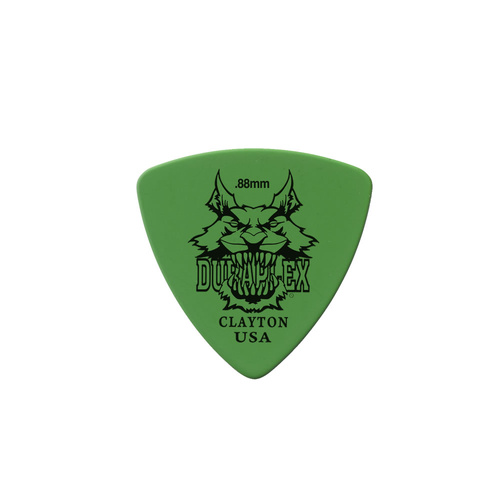 Clayton Duraplex Rounded Triangle Guitar Picks (0.88mm) - 12pk