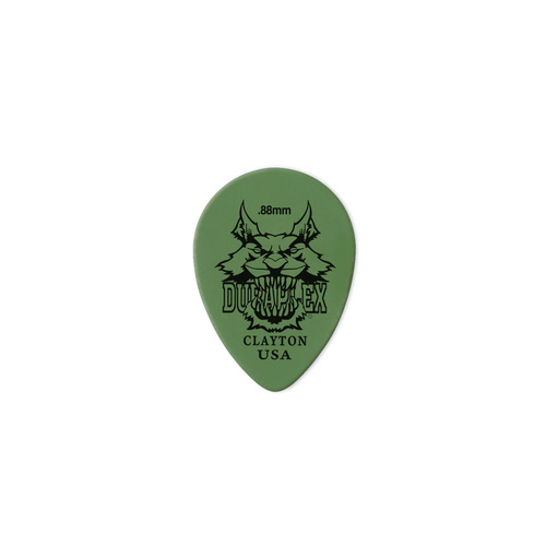 Clayton Duraplex Small Teardrop Guitar Picks (0.88mm) - 12pk