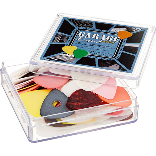 Clayton Garage Band Box Asst Sizes & Styles Guitar Picks - 100pk