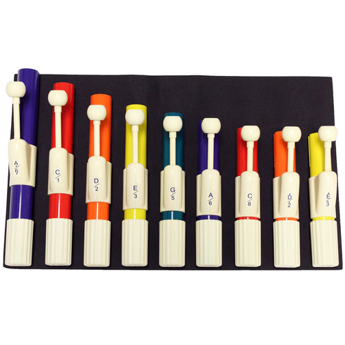 Chroma-Notes Student 9-Note Pentatonic Handchimes Set