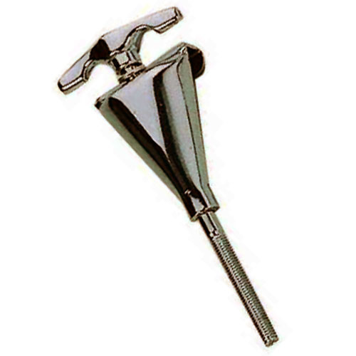 Peace Bass Drum Diecast Claw with T-Shaped Tension Rod in Chrome (Pk-1)