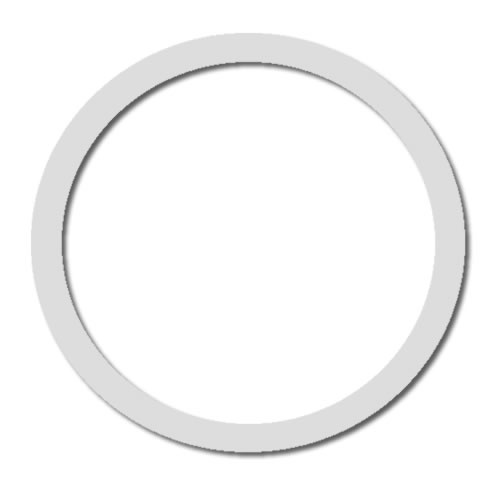 Peace 15" Plastic Drum Ring Muffler (Pack 1)