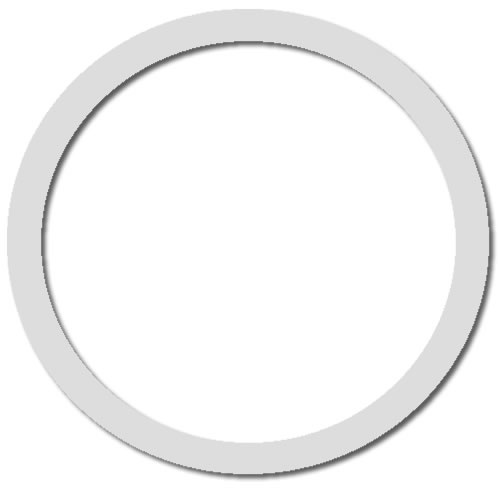 Peace 16" Plastic Drum Ring Muffler (Pack 1)