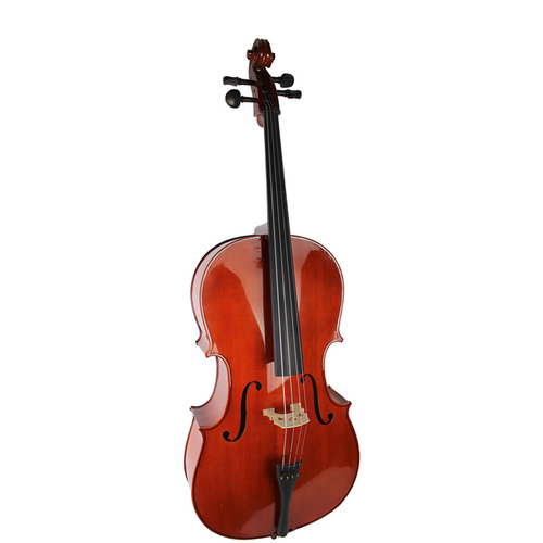 Ernst Keller CB300 Series 3/4 Size Cello Outfit in Gloss Finish