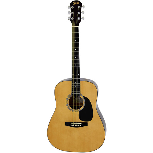 Aria Fiesta Series Dreadnought Acoustic Guitar in Natural
