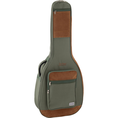 On Stage Adventure Series Acoustic Guitar Gig Bag in Green/Brown
