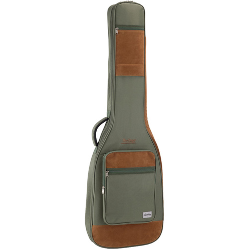 On Stage Adventure Series Electric Bass Guitar Gig Bag in Green/Brown