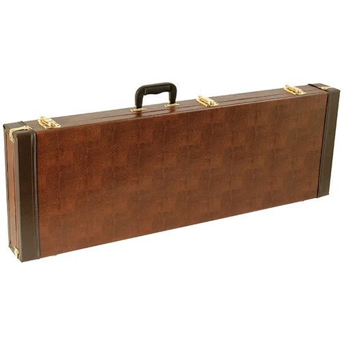 On Stage Oblong Electric Guitar Case in Snakeskin