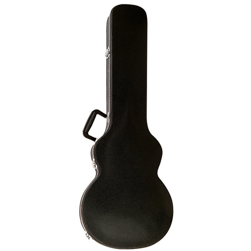 On Stage Shaped LP Style Guitar Hardcase in Black 