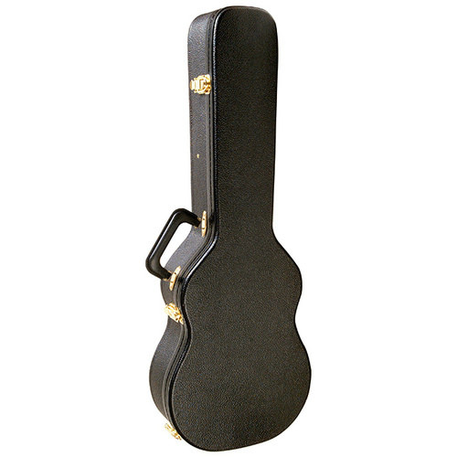 On Stage Shaped Baritone Ukulele Hardcase in Black