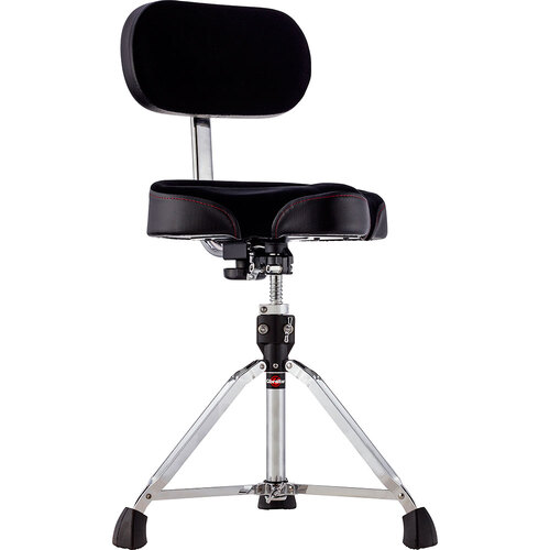 Gibraltar 9600 Series Drum Throne with Oversized Motostyle Seat & Adjustable Backrest