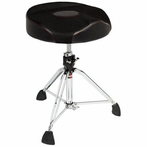 Gibraltar 9600 Series Drum Throne with Oversized Round Seat with Thigh Cutouts