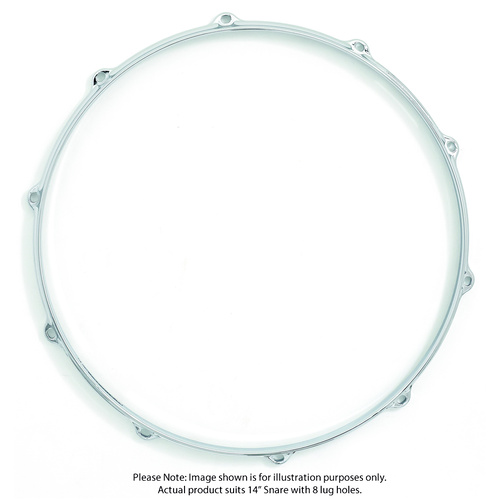 Gibraltar 14"/8 Lug Snare Batter Side Die Cast Hoop (Pk-1)