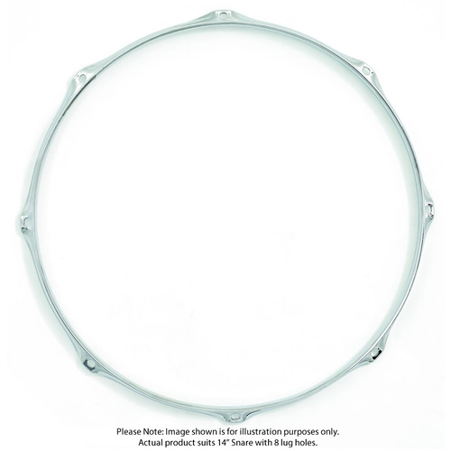Gibraltar 14"/8 Lug Snare Side Steel Power Hoop (Pk-1)