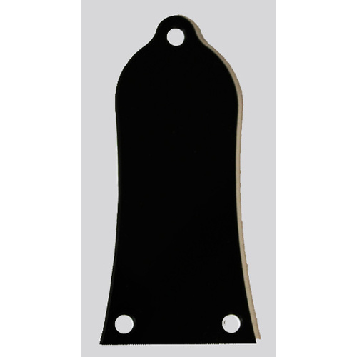 GT LP-Style Truss Rod Cover Plate in Black Finish (Pk-1)