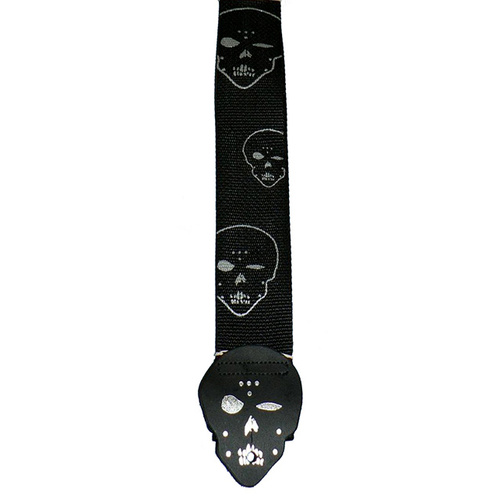 Hot Picks 2" Nylon "Killer" Guitar Strap in Black