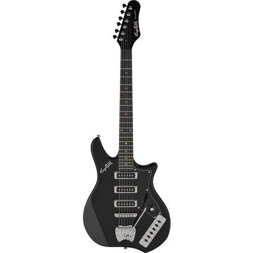 Hagstrom Condor Retroscape Guitar in Black Gloss
