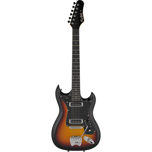 Hagstrom H-II Retroscape Guitar in 3 Tone Sunburst