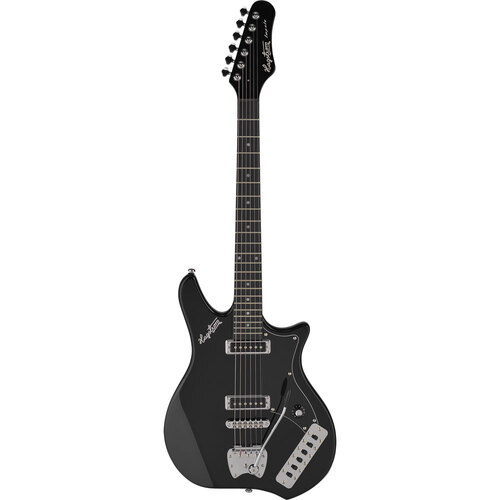 Hagstrom Impala Retroscape Guitar in Black Gloss