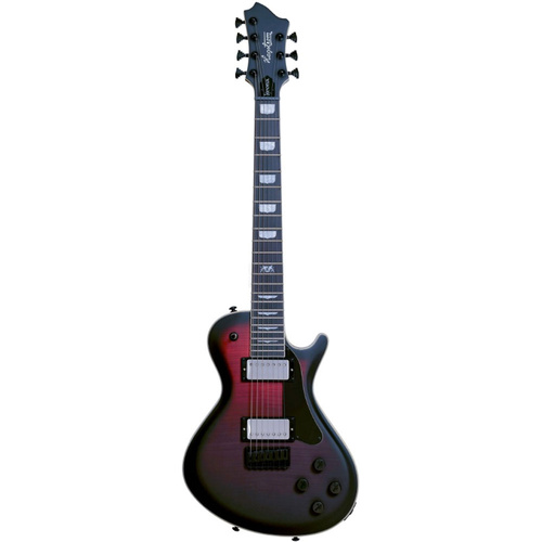 Hagstrom Krona 7-String Electric Guitar in Burnt Blood Finish