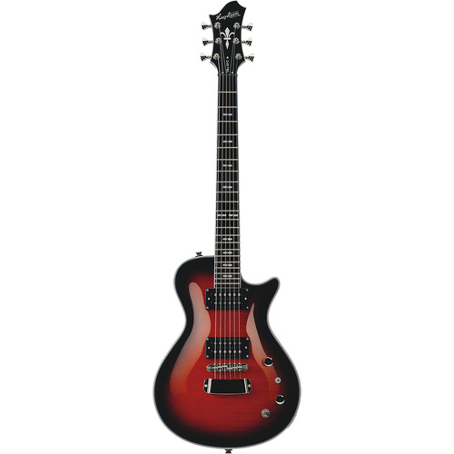 Hagstrom Ultra Swede Electric Guitar in Burgundy Burst Gloss