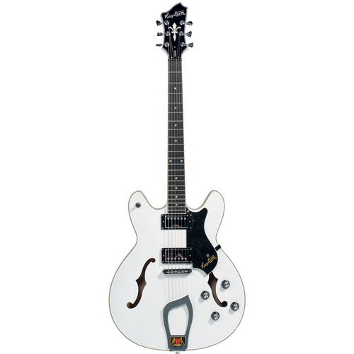 Hagstrom Viking Semi-Hollow Guitar in White Gloss